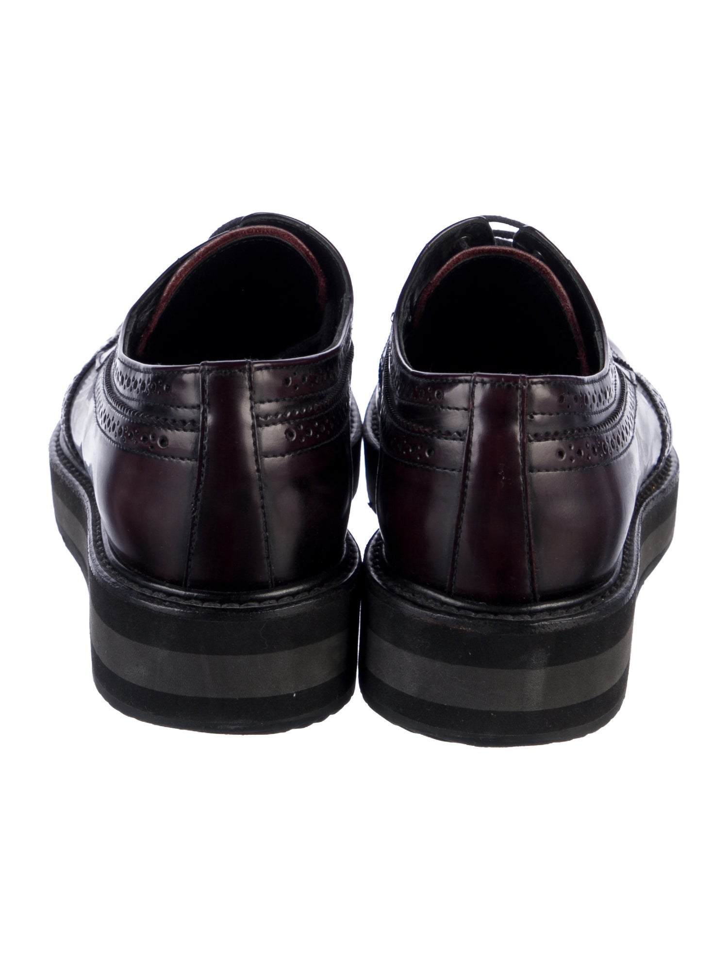 Prada Leather Oxfords