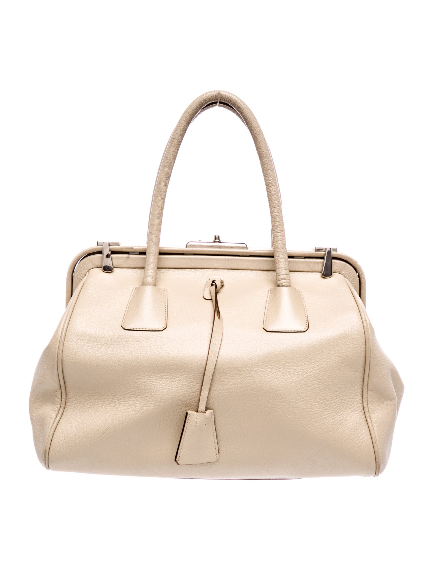 Prada Madras Leather Cerniera