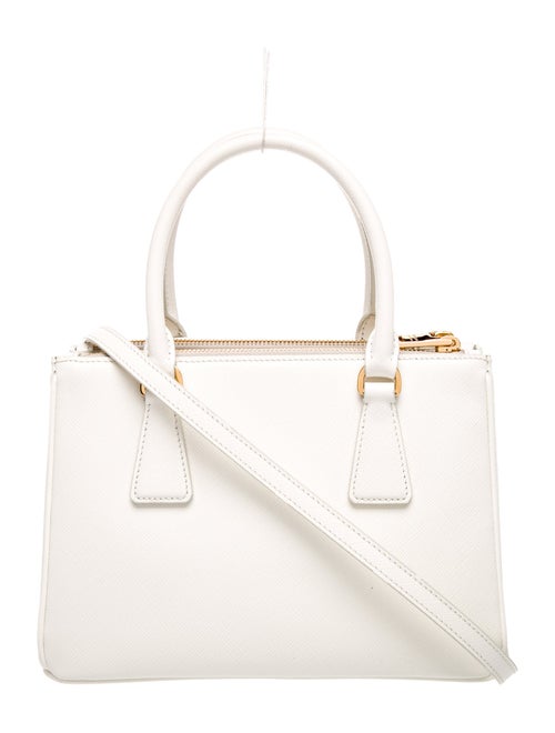 Prada Saffiano Lux Leather Galleria Double Zip Mini