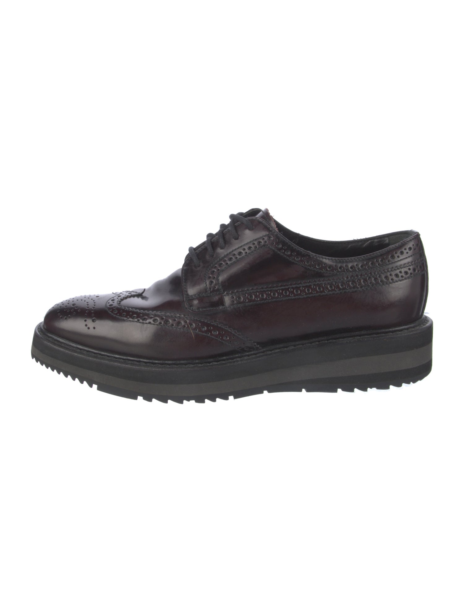 Prada Leather Oxfords