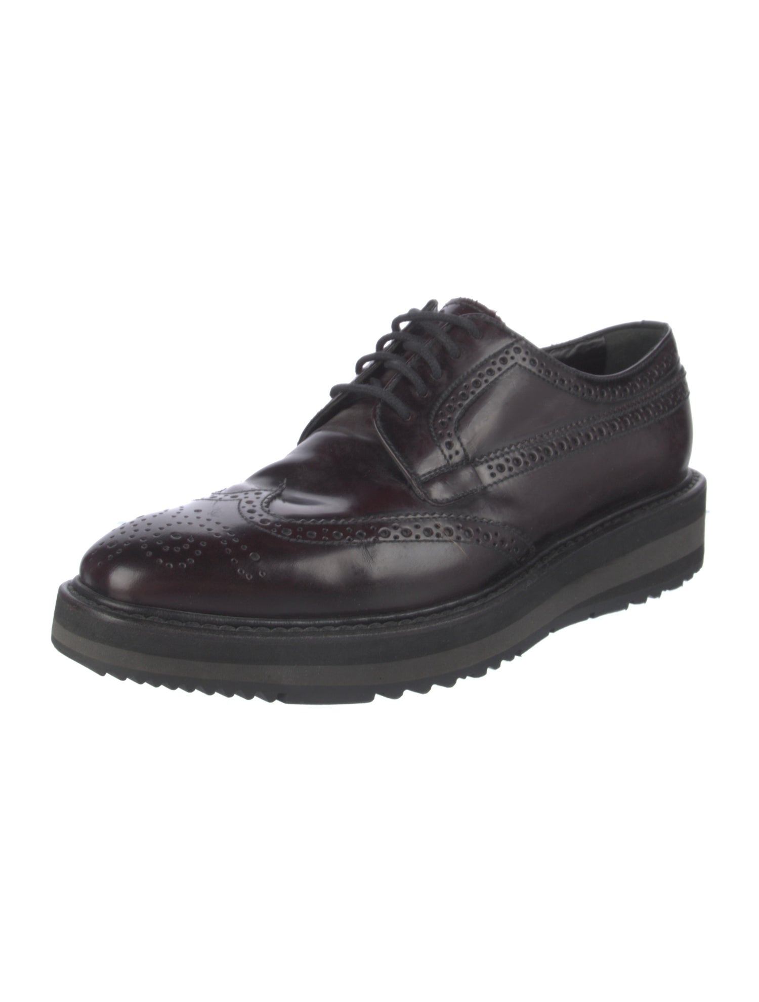 Prada Leather Oxfords