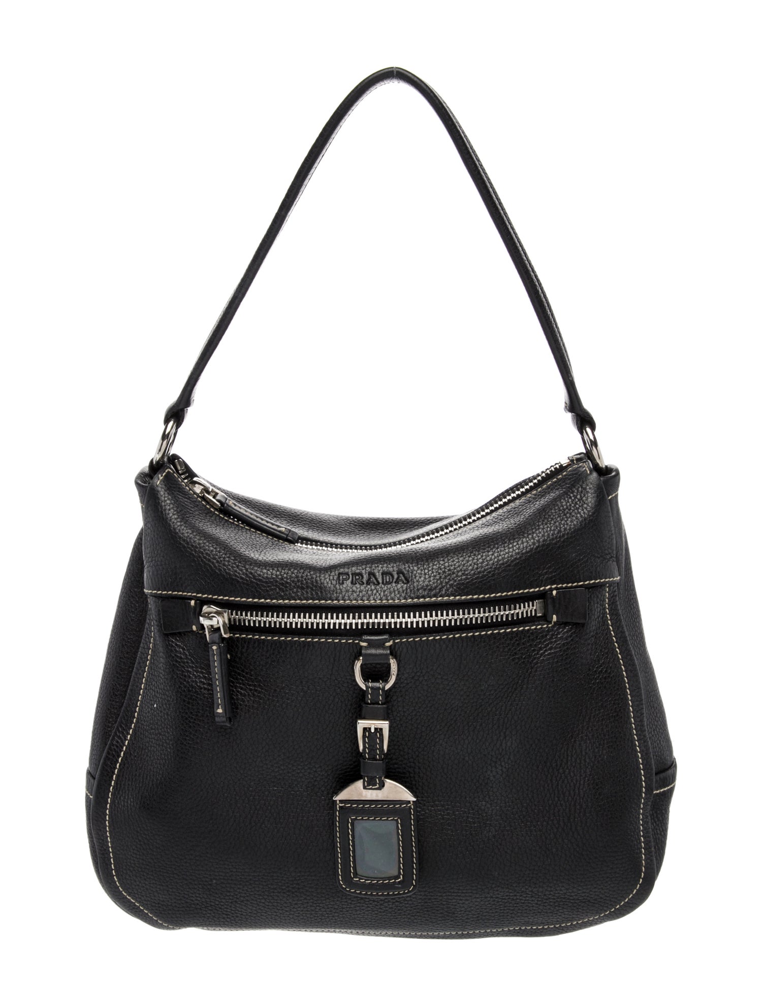 Prada Vitello Daino Leather Shoulder Bag Vintage