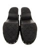 Prada Leather Studded Accents Mules