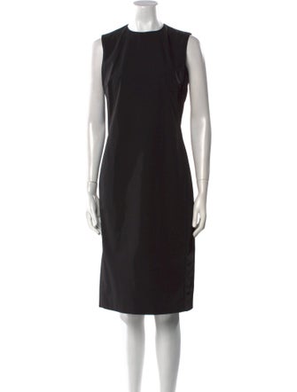 Prada Crew Neck Knee-Length Dress