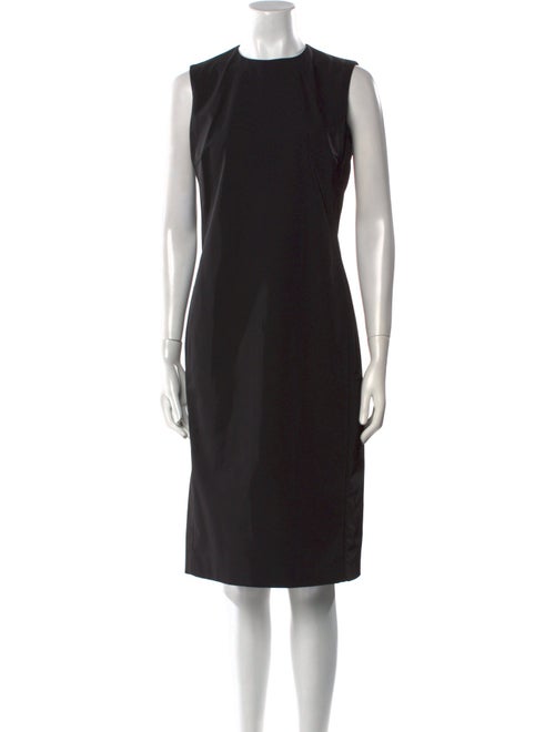 Prada Crew Neck Knee-Length Dress