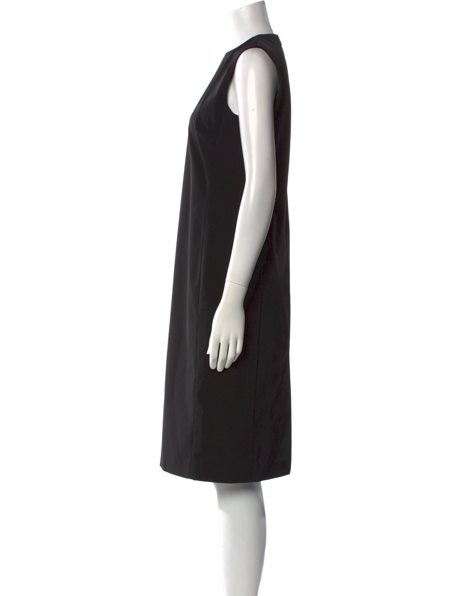 Prada Crew Neck Knee-Length Dress