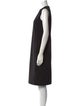 Prada Crew Neck Knee-Length Dress