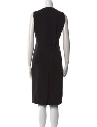 Prada Crew Neck Knee-Length Dress