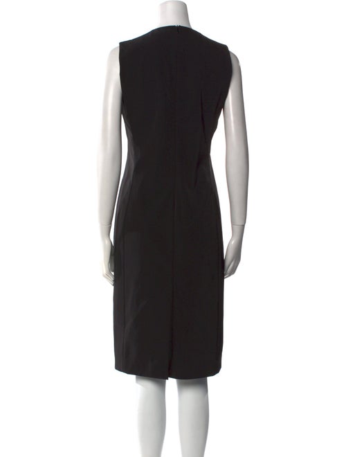 Prada Crew Neck Knee-Length Dress