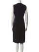 Prada Crew Neck Knee-Length Dress