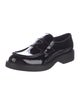 Prada Signature Logo Patent Leather Oxfords