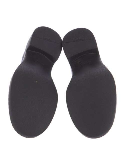 Prada Signature Logo Patent Leather Oxfords