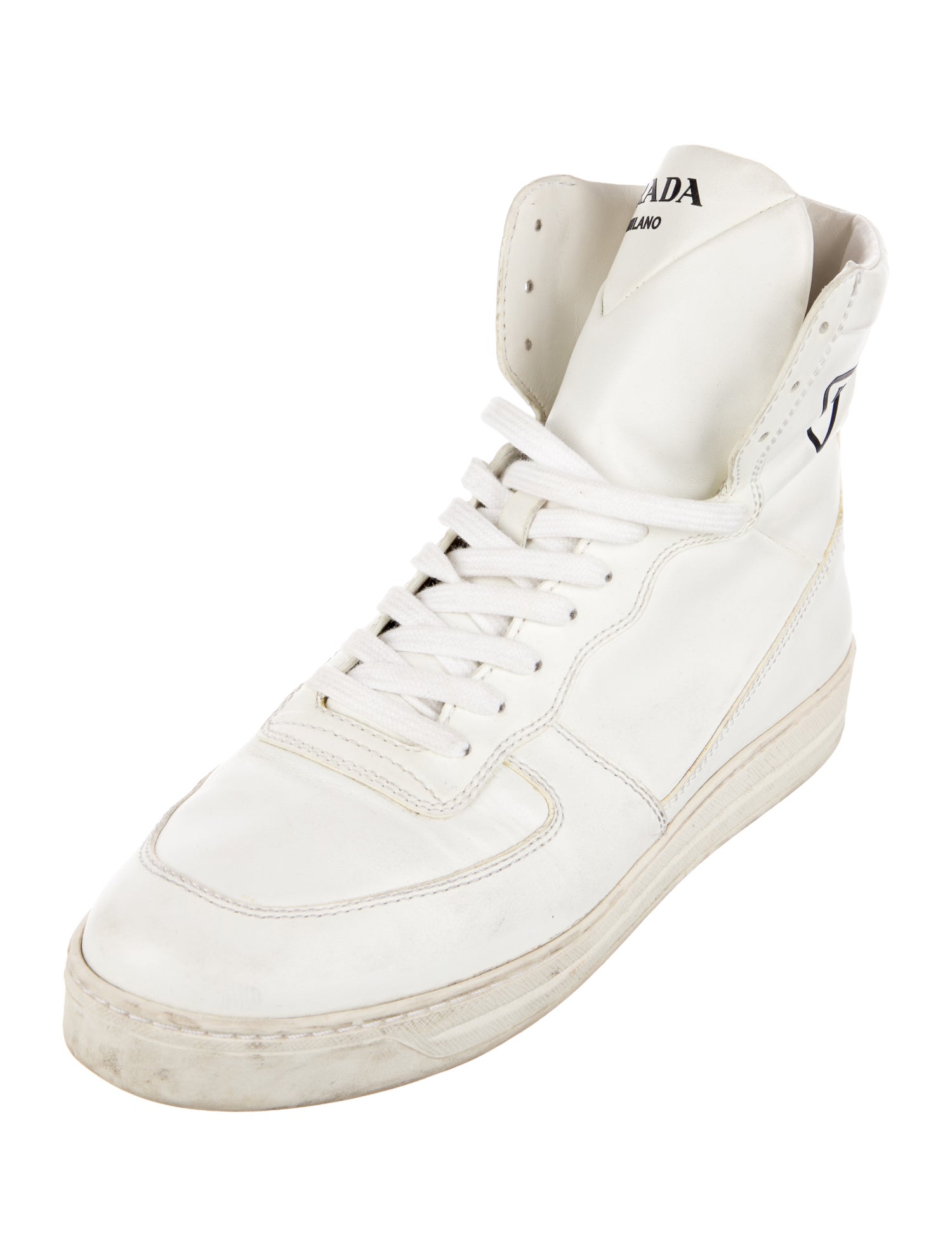 Prada Leather Sneakers