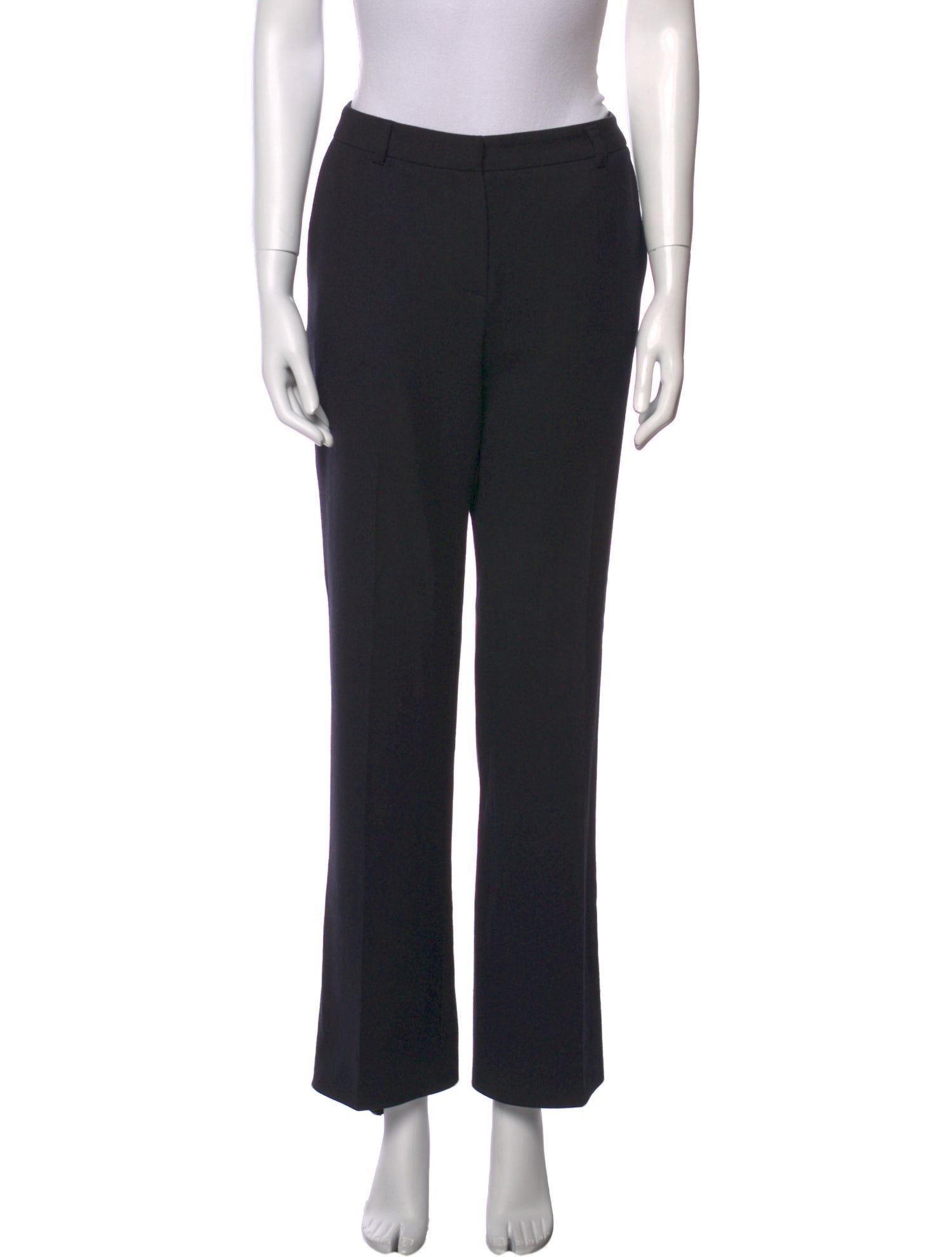 Prada Virgin Wool Wide Leg Pants
