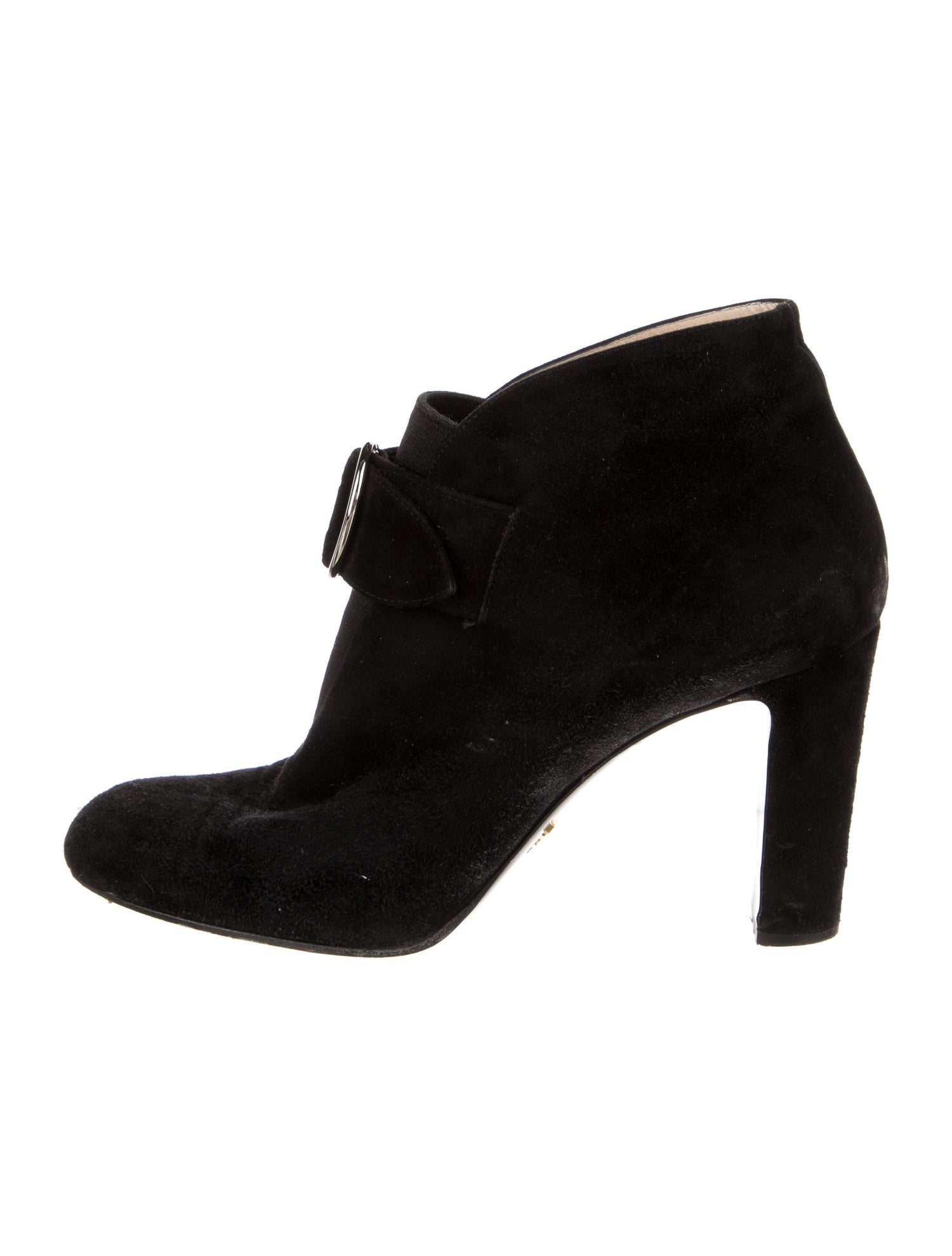 Prada Suede Lace-Up Boots