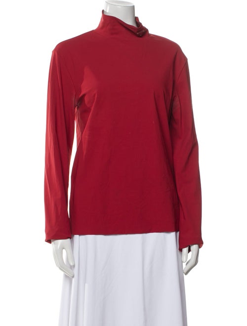 Prada 2021 Enameled Metal Triangle T-Shirt