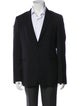 Prada Virgin Wool Embroidered Accent Blazer