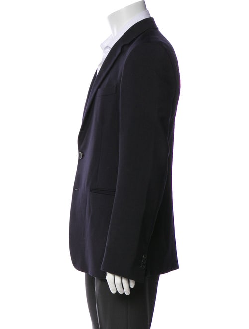 Prada Virgin Wool Embroidered Accent Blazer
