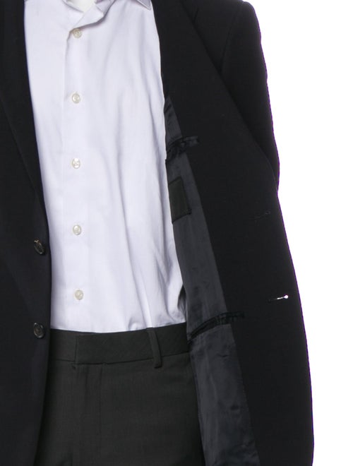 Prada Virgin Wool Embroidered Accent Blazer