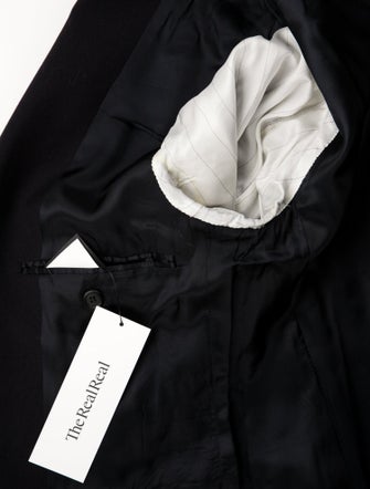 Prada Virgin Wool Embroidered Accent Blazer