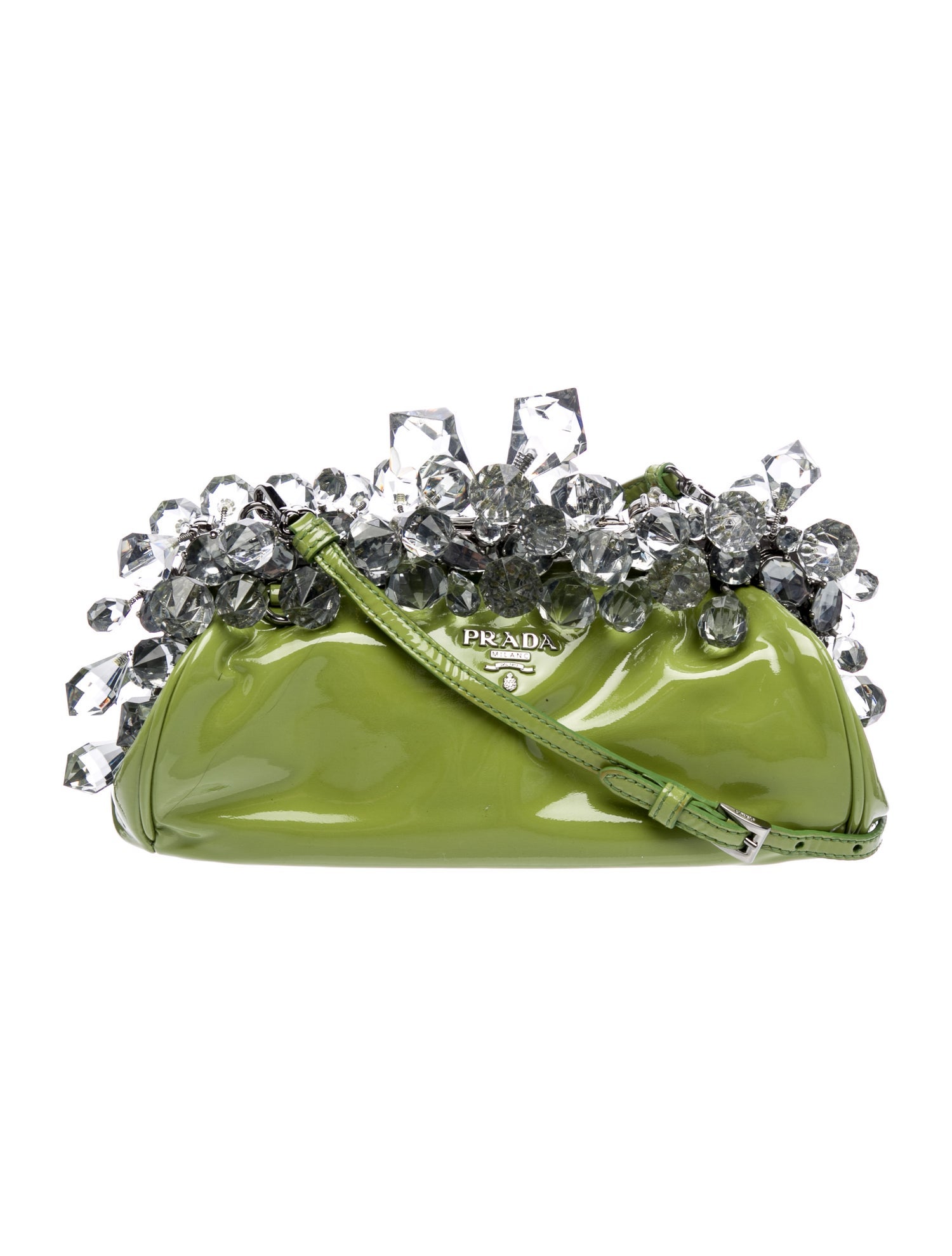 Prada Vernice Leather Crossbody Bag