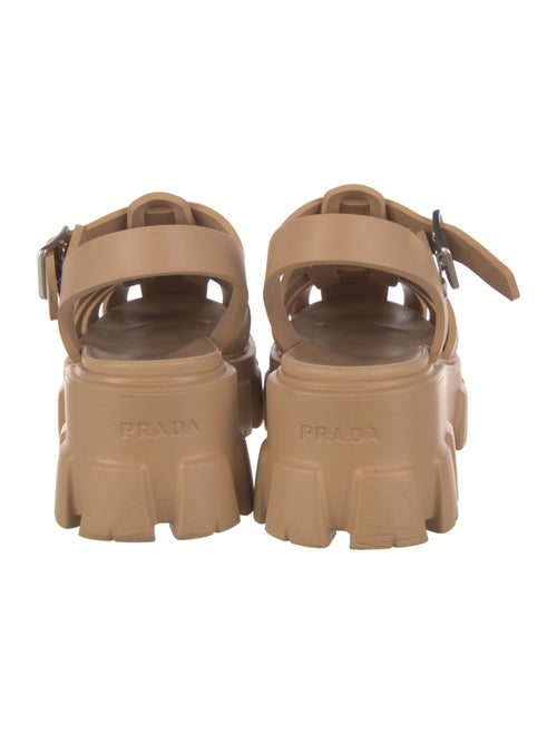 Prada Rubber Slingback Flats