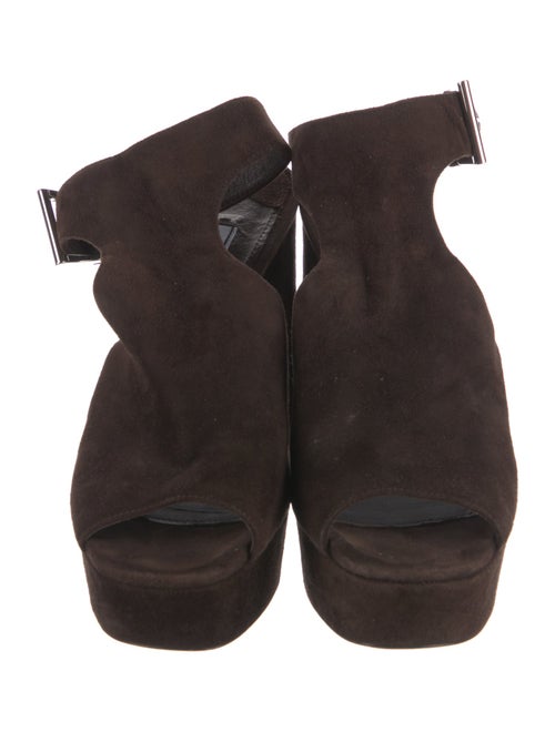 Prada Suede Slingback Sandals