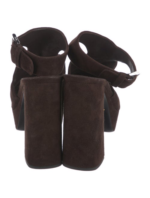 Prada Suede Slingback Sandals