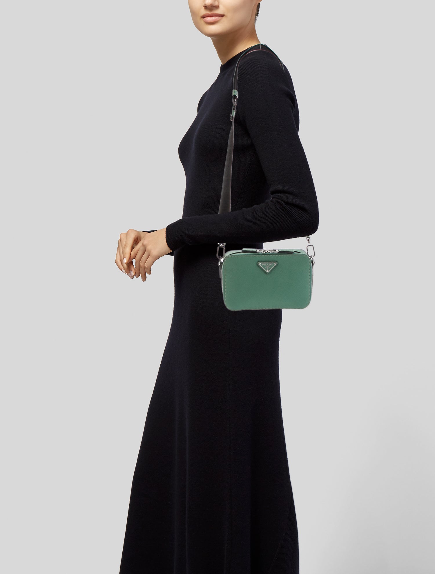 Prada Saffiano Leather Crossbody Bag w/ Tags