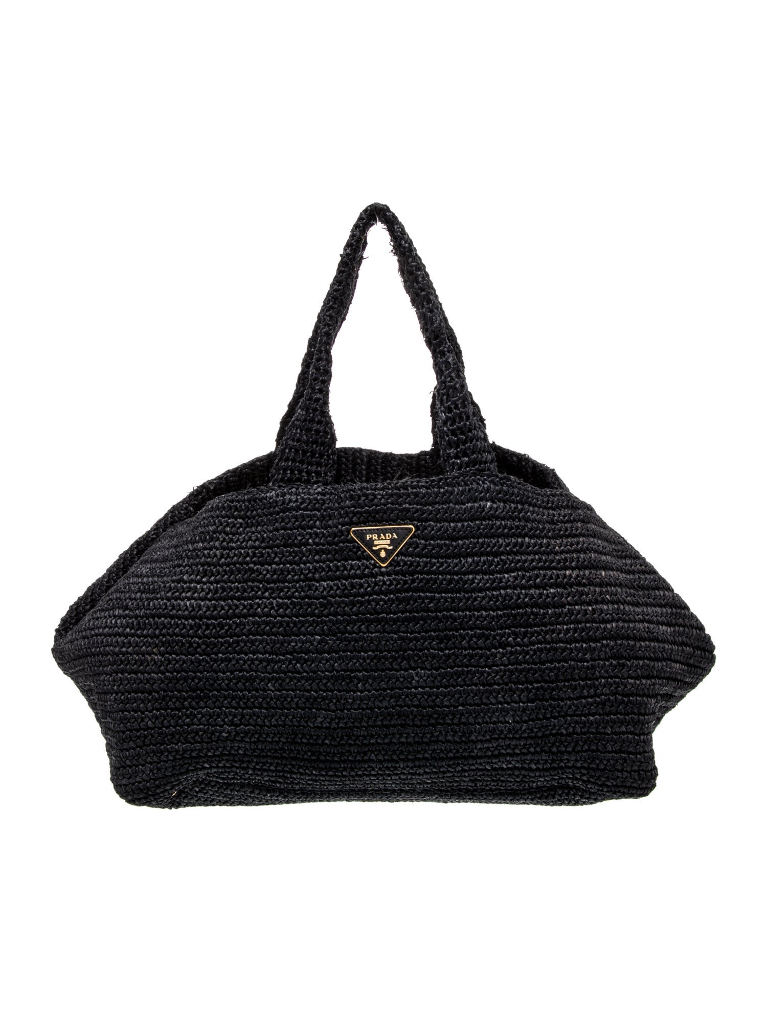 Prada Raffia Grass Shoulder Bag