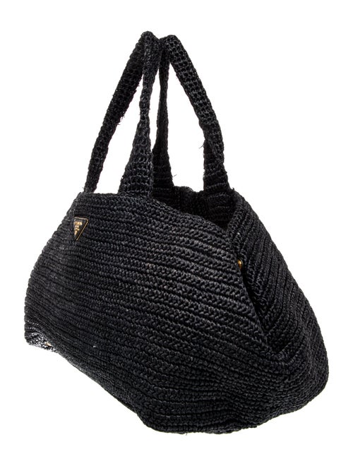 Prada Raffia Grass Shoulder Bag