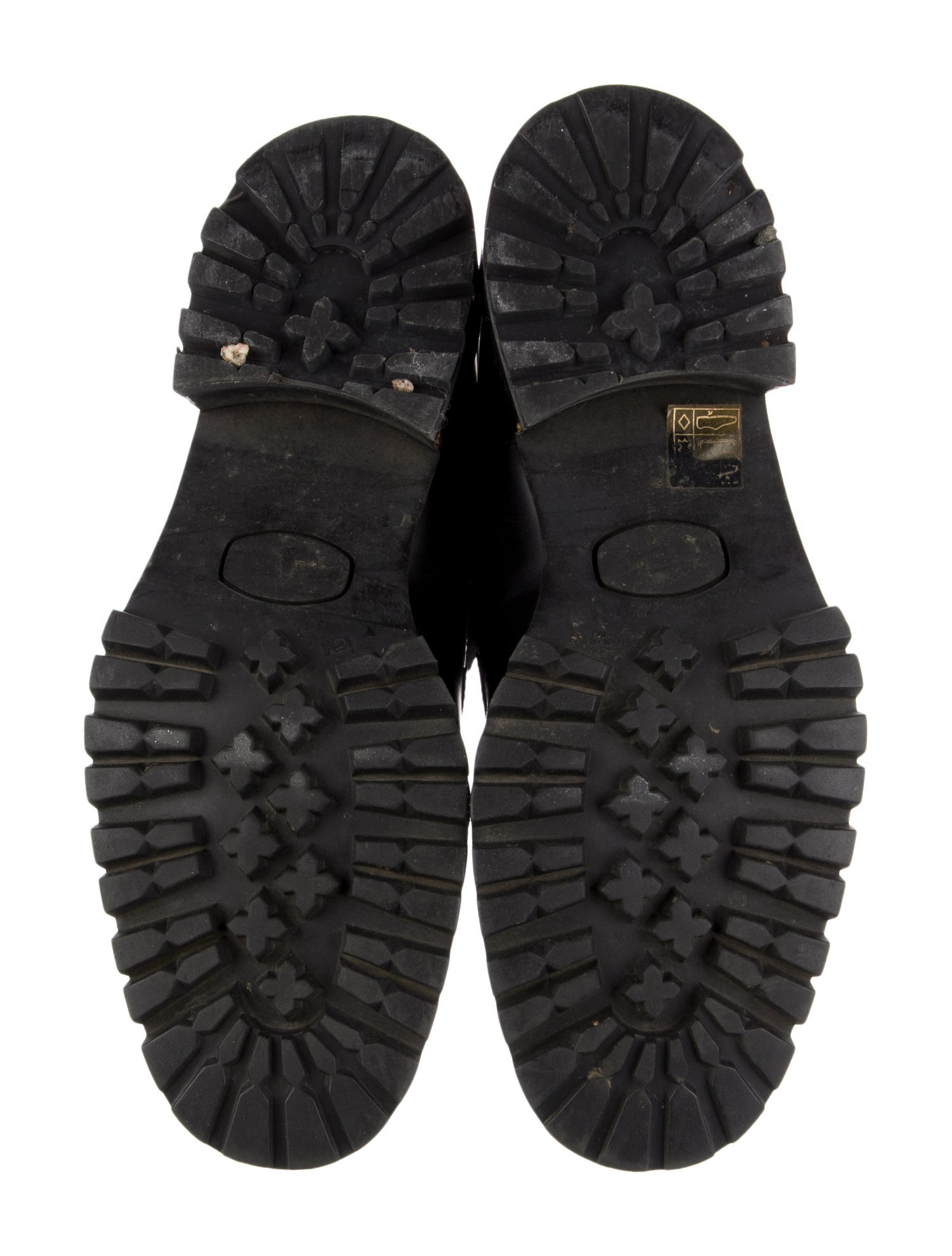 Prada Leather Combat Boots