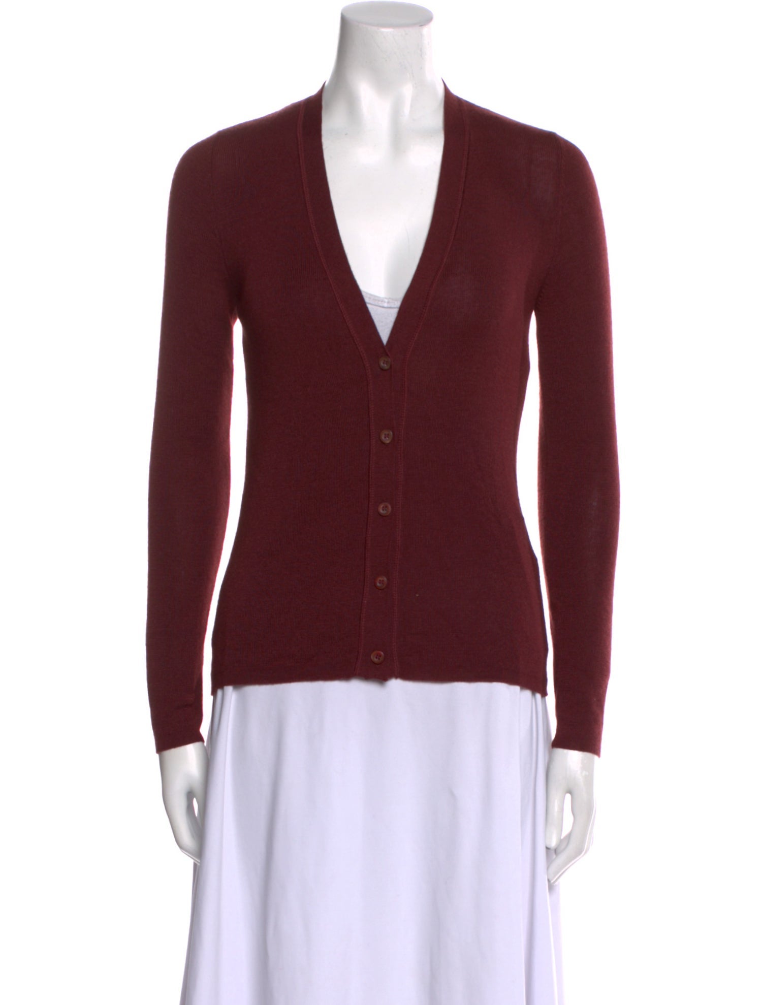 Prada Cashmere V-Neck Sweater