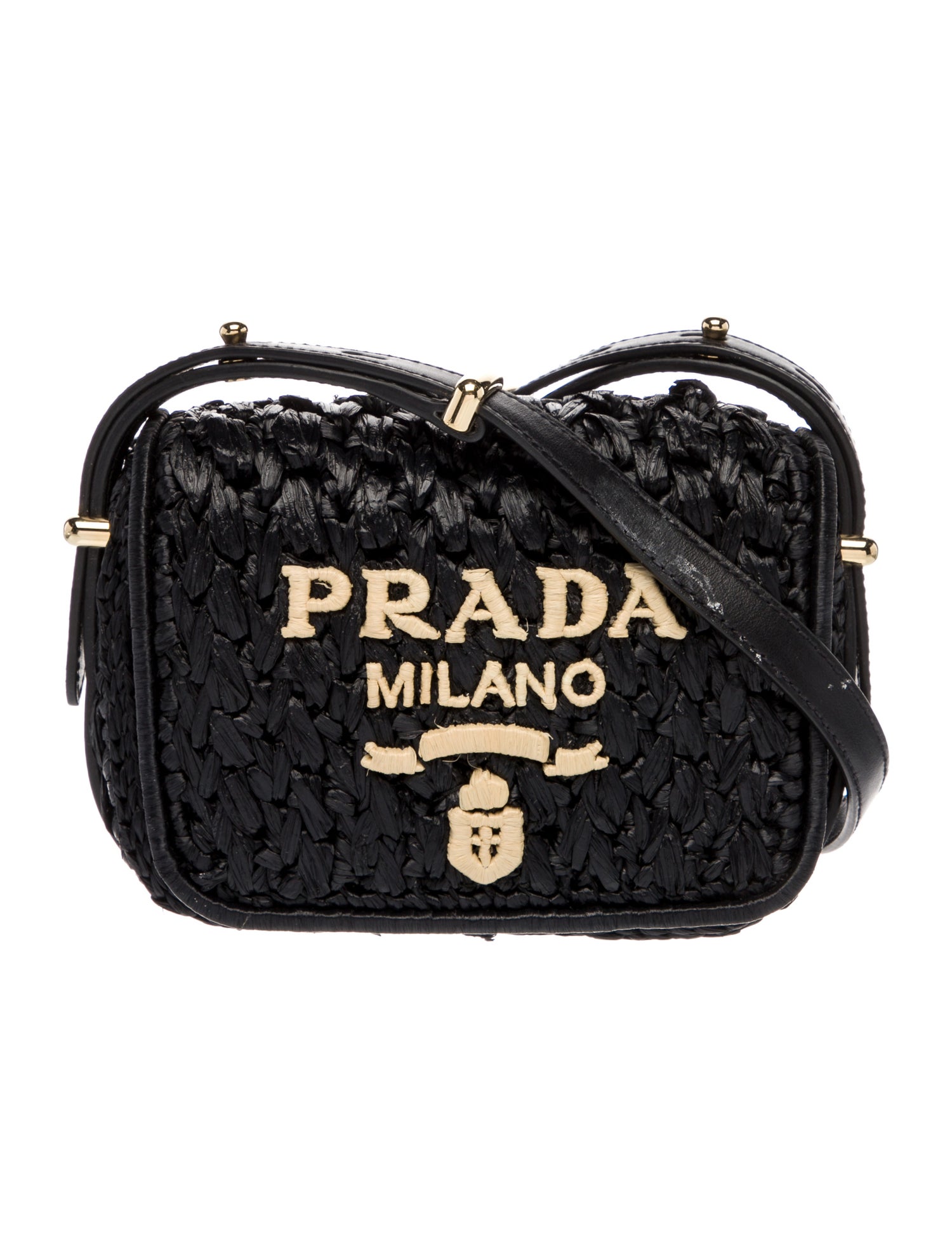 Prada Raffia Crochet