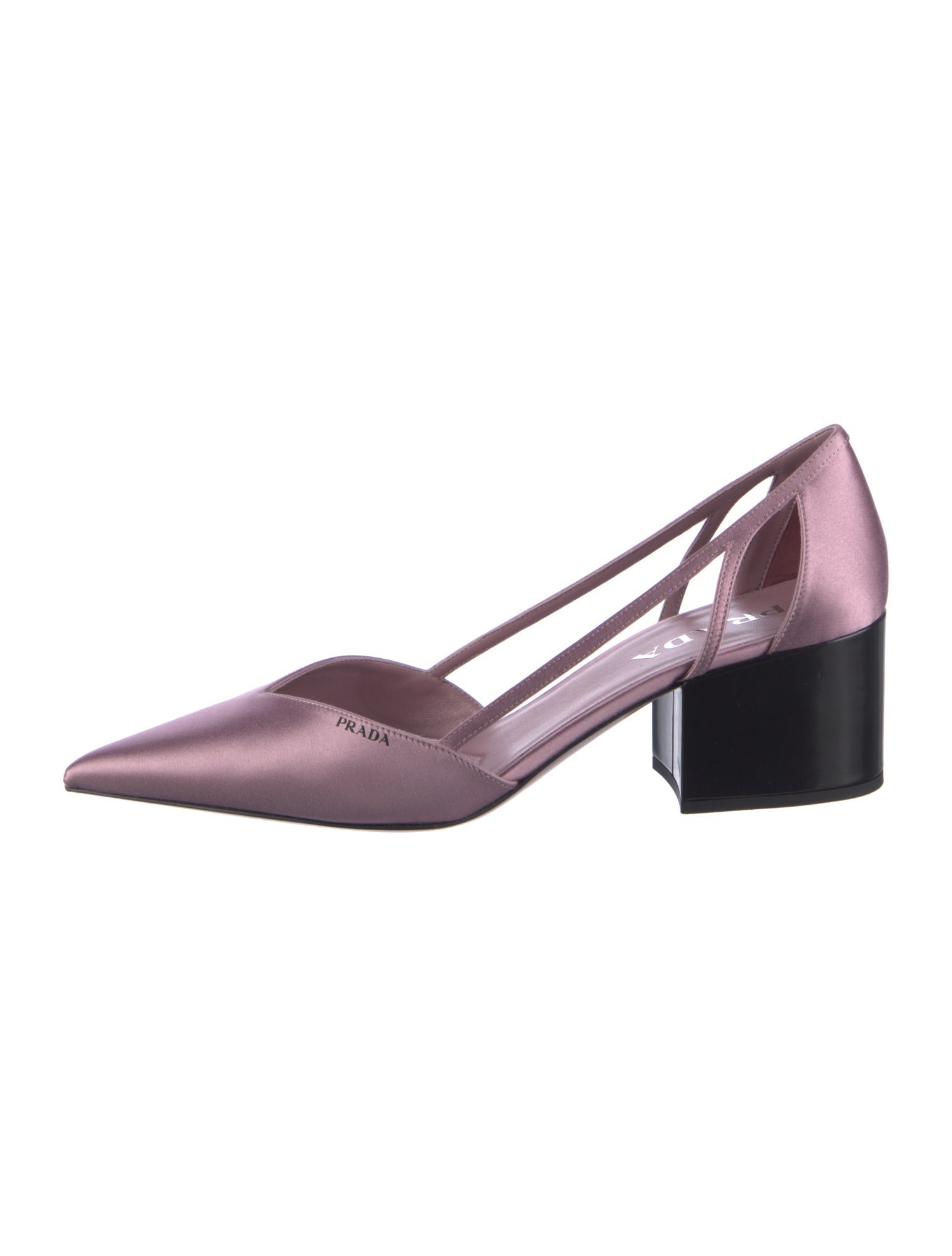 Prada Satin D'Orsay Pumps