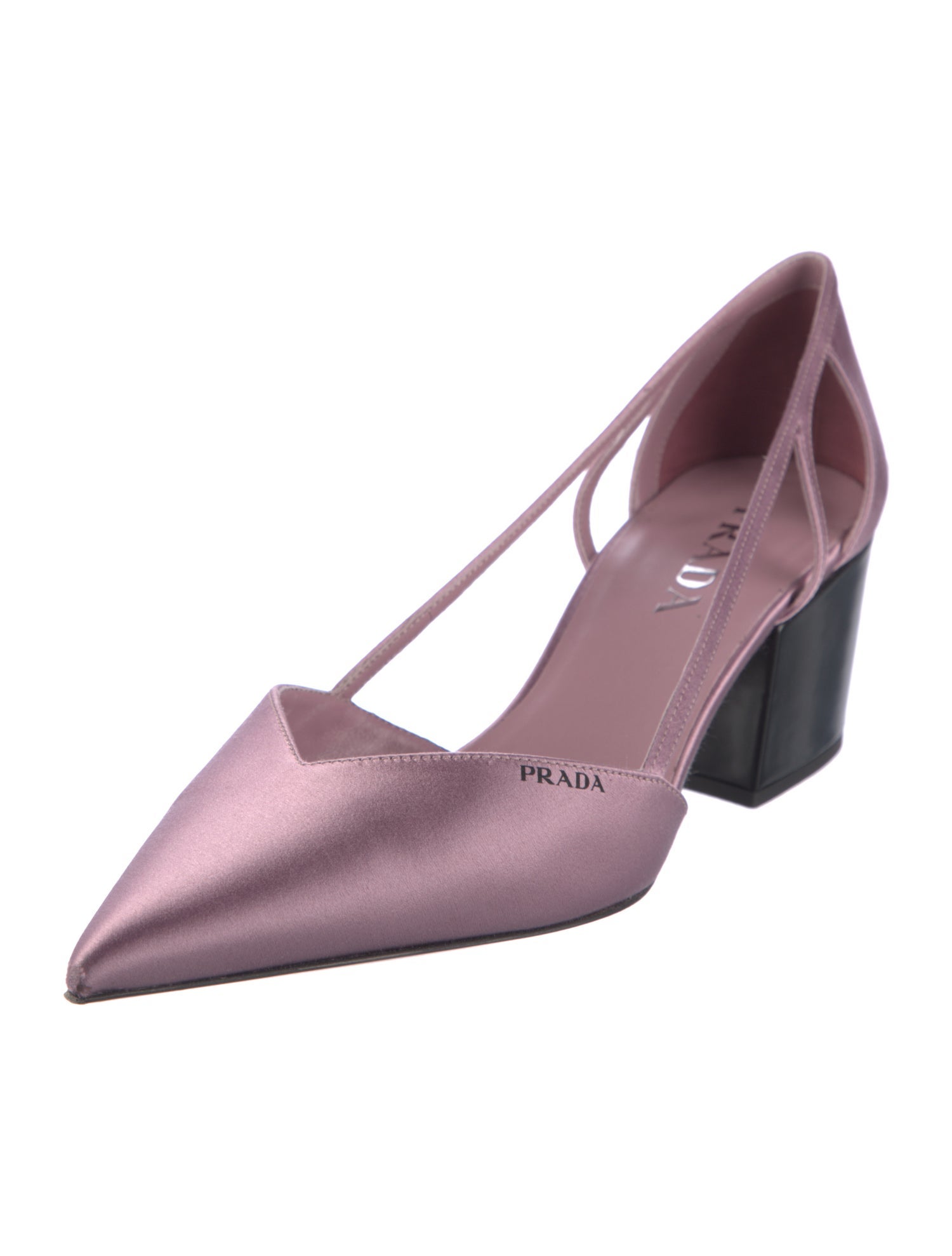 Prada Satin D'Orsay Pumps