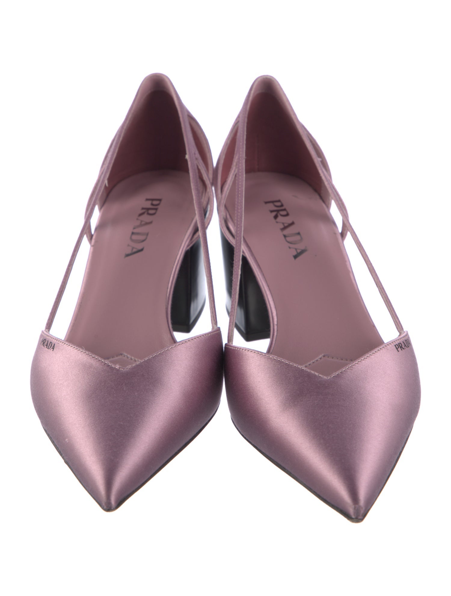 Prada Satin D'Orsay Pumps