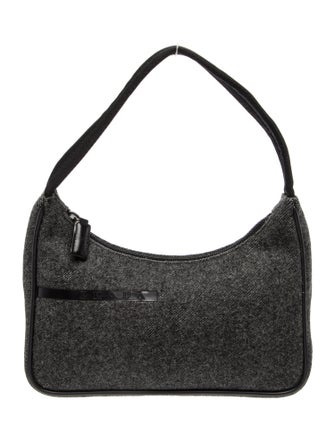 Prada Wool Top Handle Bag