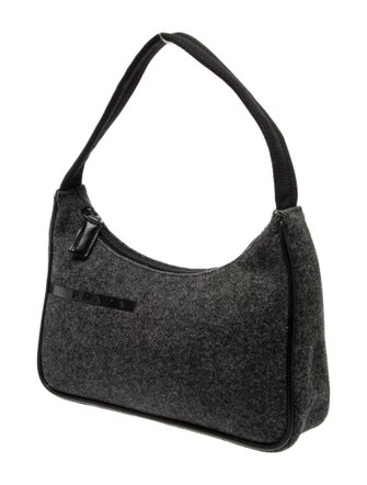Prada Wool Top Handle Bag