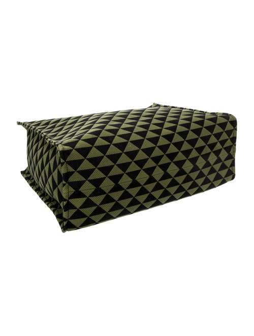 Prada Enameled Metal Triangle Symbole Large