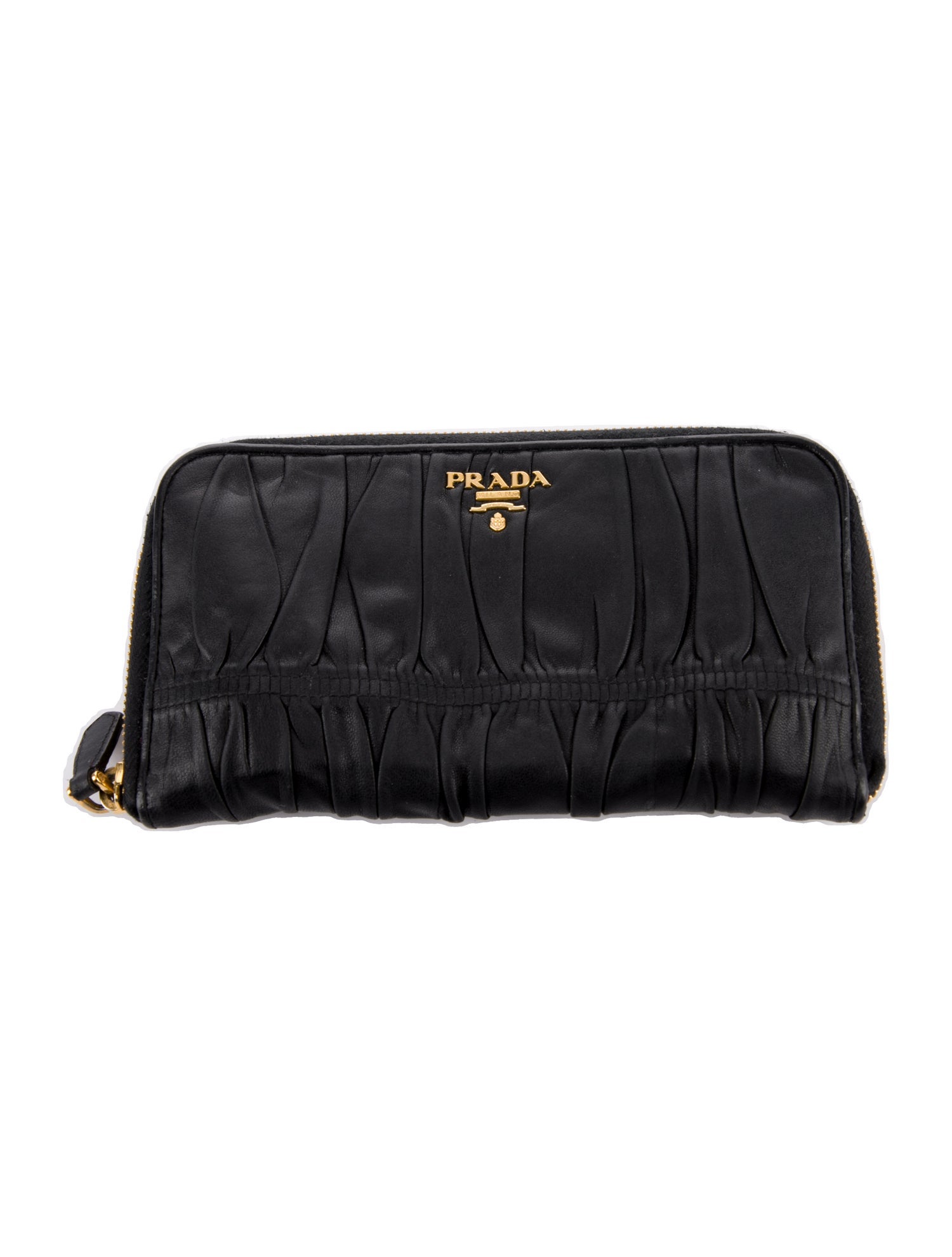 Prada Nappa Gaufre Leather Continental Wallet