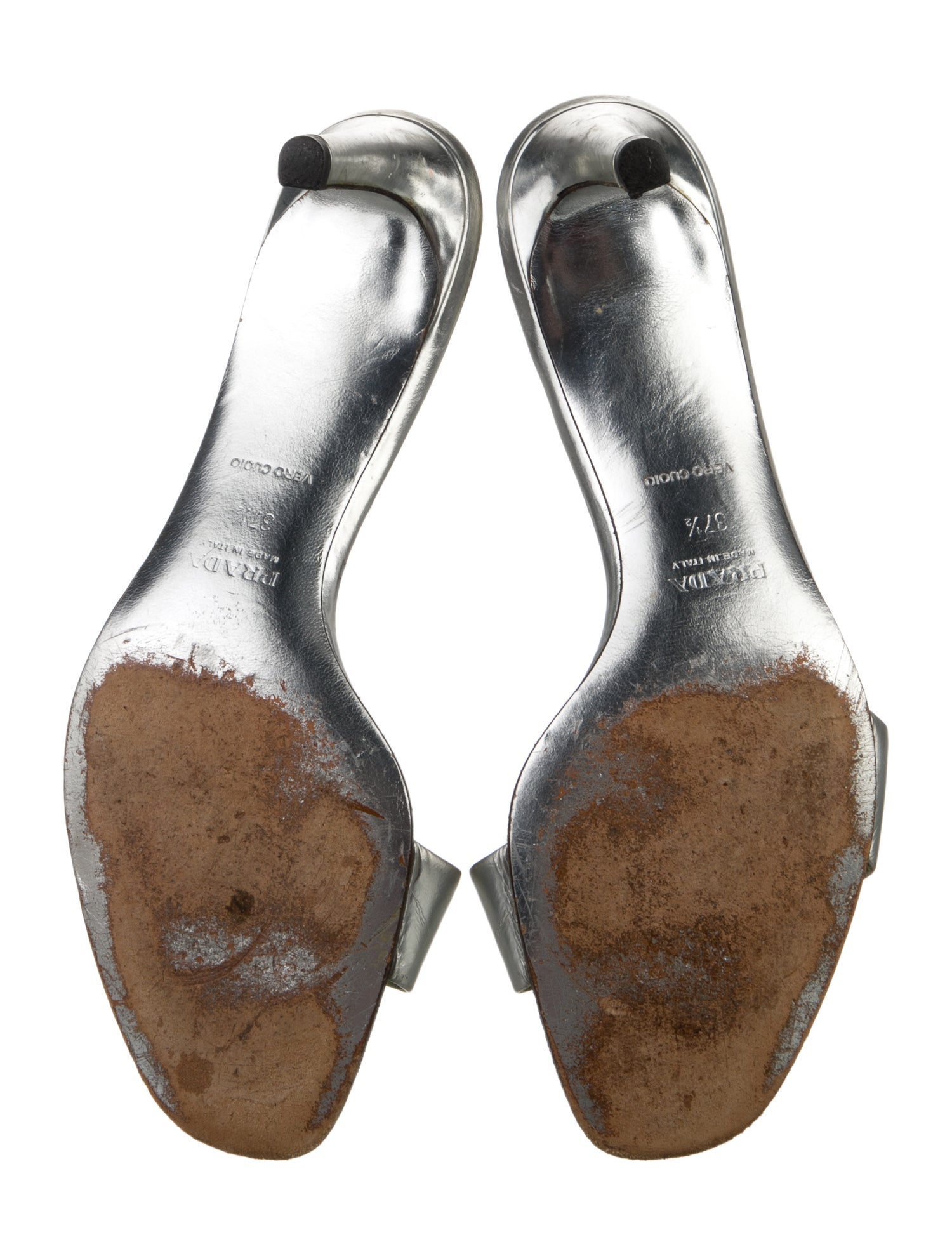 Prada Leather Slides