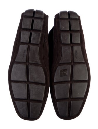 Prada Suede Lace-Up Boots