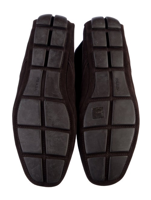 Prada Suede Lace-Up Boots