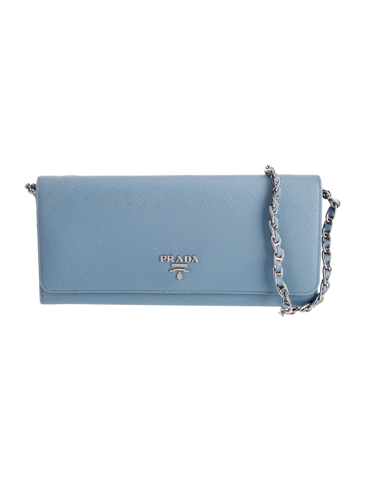 Prada Saffiano Cuir Leather Clutch