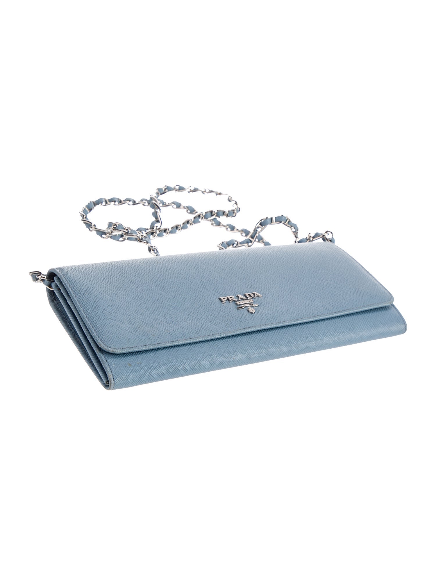 Prada Saffiano Cuir Leather Clutch
