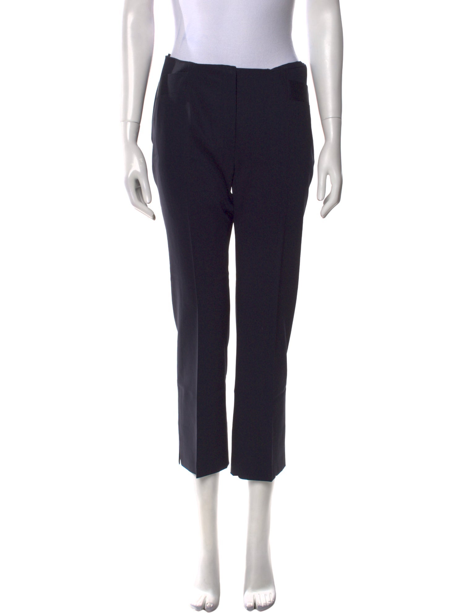 Prada Virgin Wool Straight Leg Pants