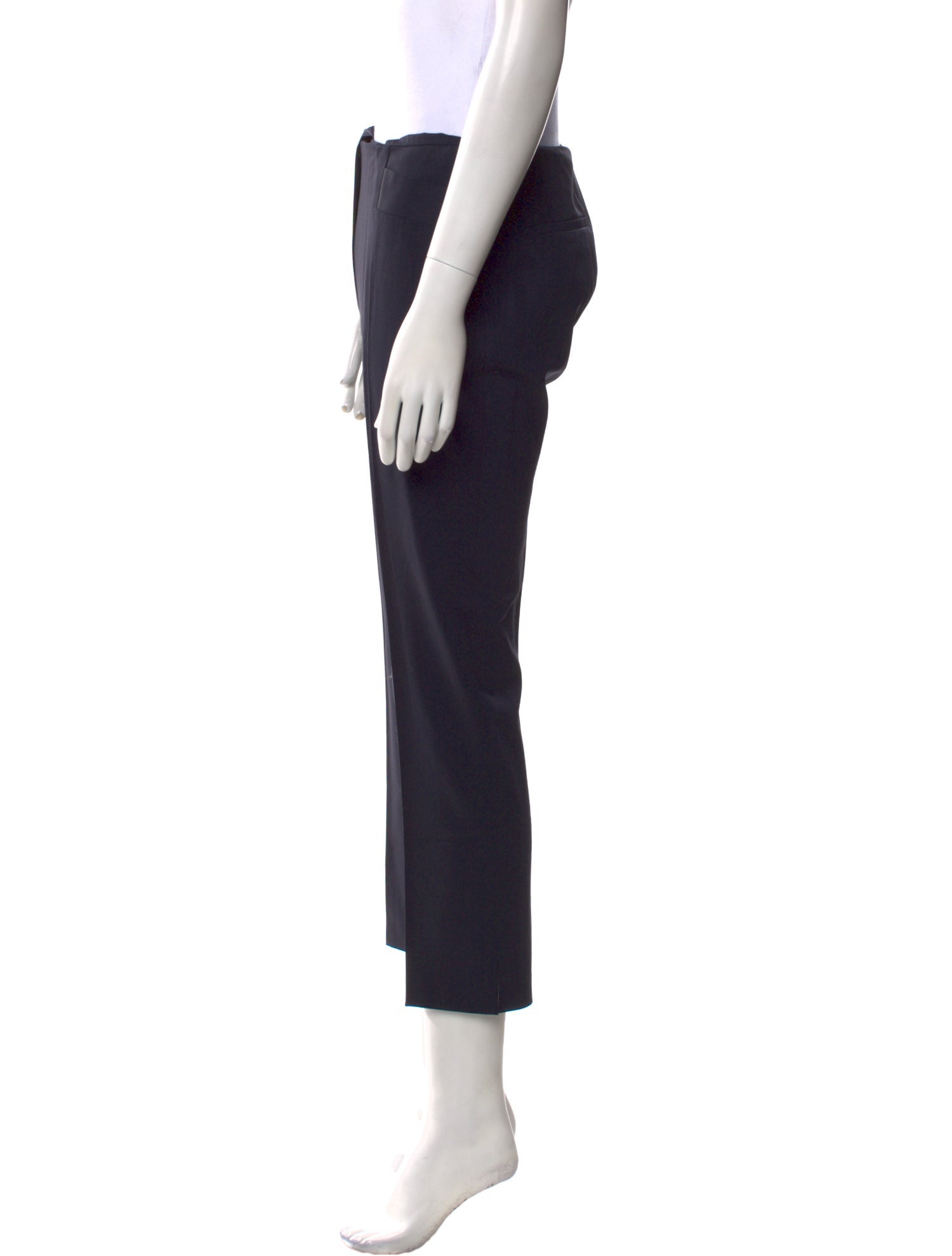 Prada Virgin Wool Straight Leg Pants