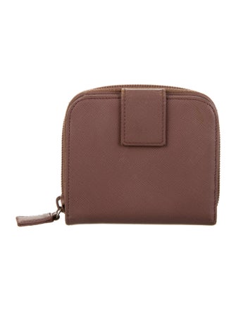 Prada Leather Compact Wallet