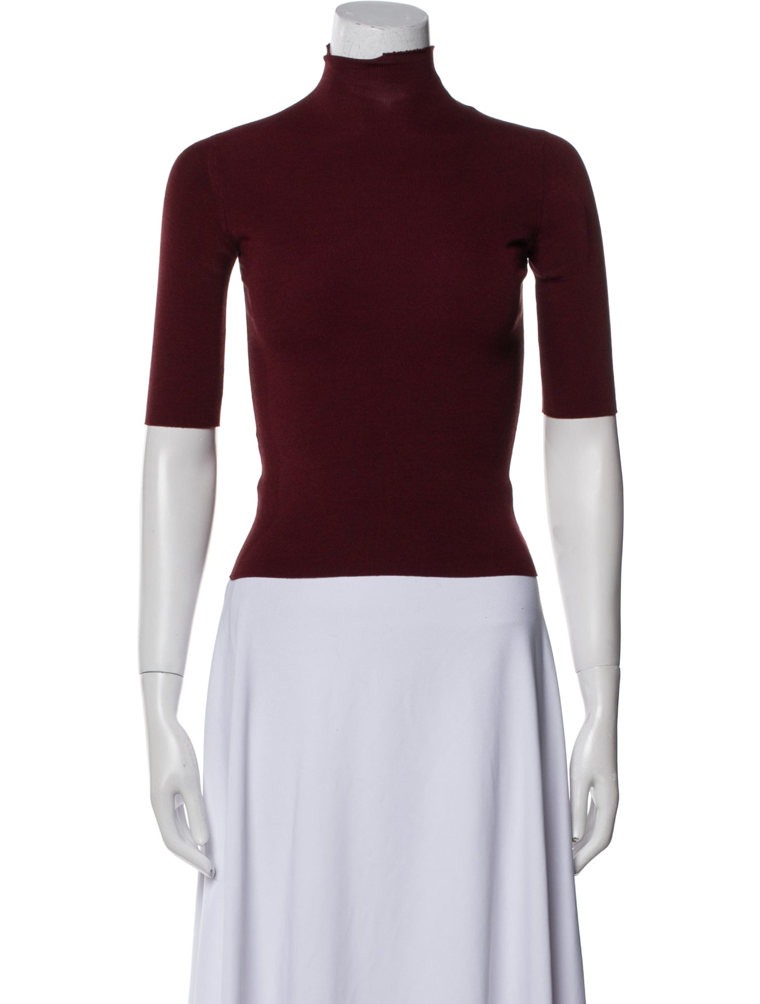 Prada 2010's Turtleneck Crop Top